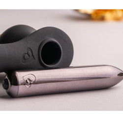 ROCKS-OFF - RO-ZEN RRO ANAL PLUG MIT VIBRIERENDEM PENISRING SCHWARZ – Produktansicht 5