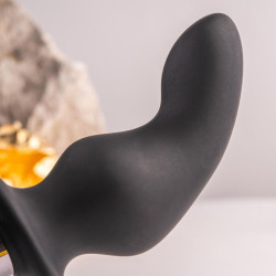 ROCKS-OFF - RO-ZEN RRO ANAL PLUG MIT VIBRIERENDEM PENISRING SCHWARZ – Produktansicht 7