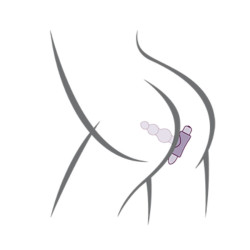 ROCKS-OFF - PETITE SENSATIONS BUBBLES ANAL PLUG VIBRATOR SCHWARZ – Produktansicht 9