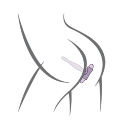ROCKS-OFF - PETITE SENSATIONS TEAZER ANAL PLUG VIBRATOR LILA – Produktansicht 8