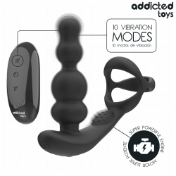 ADDICTED TOYS – ROTIERENDER PROSTATAMASSAGEGERÄT MIT FERNBEDIENUNG – Produktansicht 4