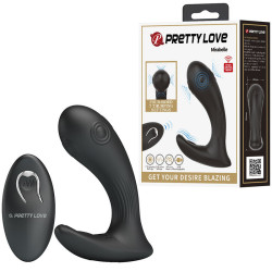 PRETTY LOVE - MIRABELLE PROSTATAVIBRATOR MIT FERNBEDIENUNG – Produktansicht 2