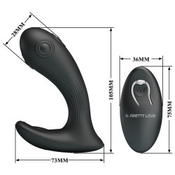 PRETTY LOVE - MIRABELLE PROSTATAVIBRATOR MIT FERNBEDIENUNG – Produktansicht 6