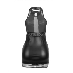SUBBLIME - 955472 NECKHOLDER-KLEID MIT TRANSPARENZEN, SCHWARZ, S/M – Produktansicht 5
