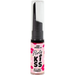 SECRETPLAY - FLIRTY KISS GELS MIT ORALEN SEX-EFFEKTEN ERDBEERE & MINZE 2 x 8 GR – Produktansicht 2