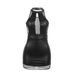SUBBLIME - 955489 NECKHOLDER-KLEID MIT TRANSPARENZEN, SCHWARZ, L/XL – Produktansicht 4