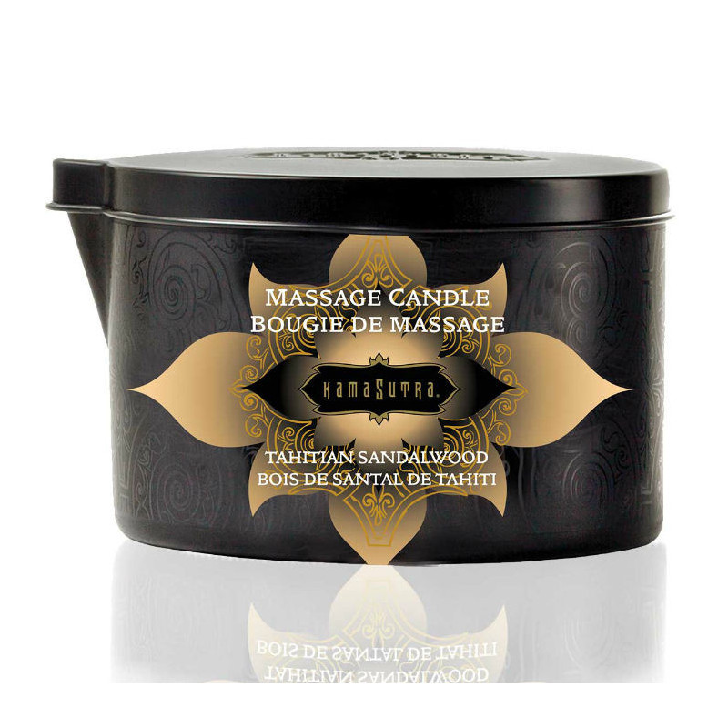 KAMASUTRA - VANILLE- UND SANDELHOLZ-MASSAGEKERZE 170 GR
