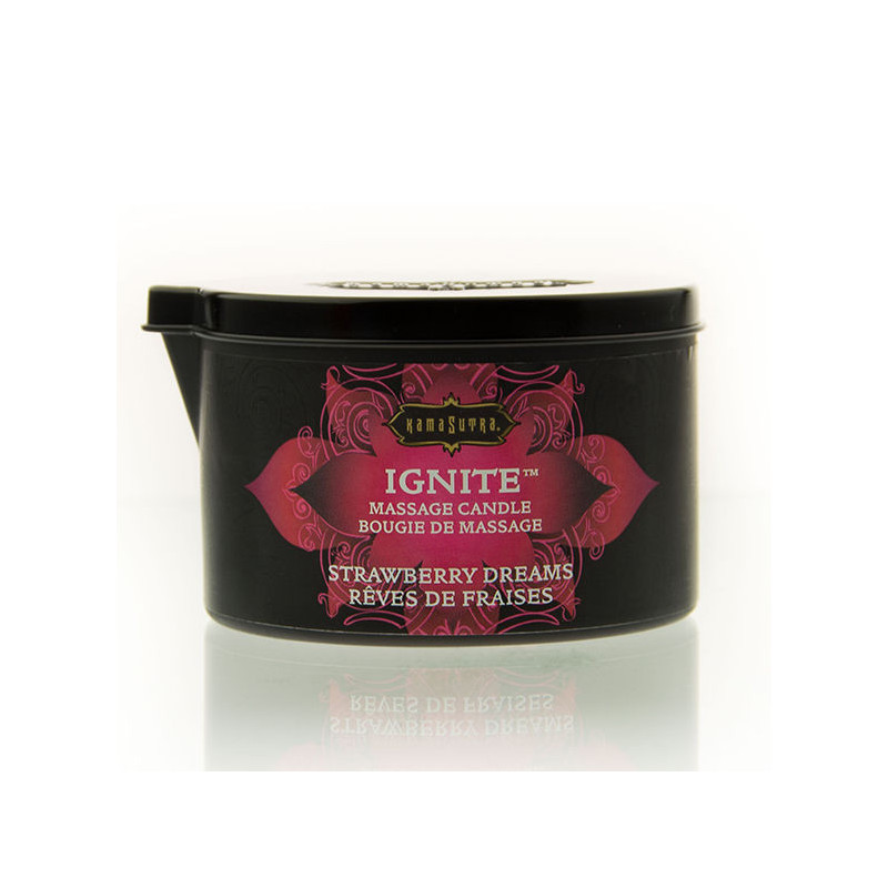 KAMASUTRA - STRAWBERRY DREAMS MASSAGEKERZE 170 GR