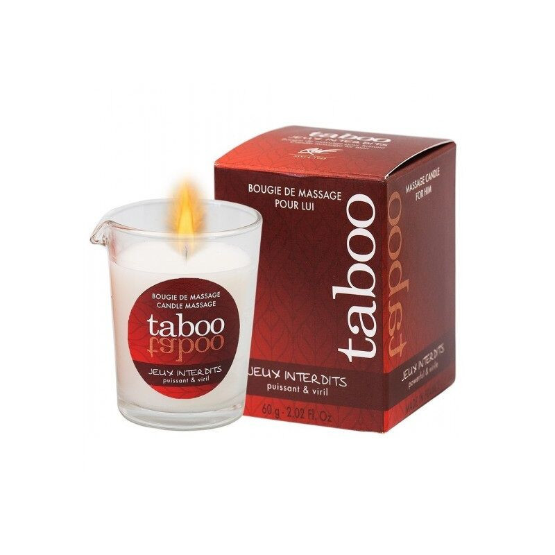 RUF - TABOO-MASSAGEKERZE FÜR IHN JEUX INTERDITS WILD LICHEN AROMA