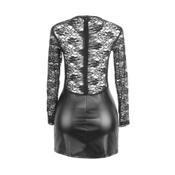 SUBBLIME - 955595 LANGARMKLEID MIT SCHWARZER SPITZE S/M – Produktansicht 5