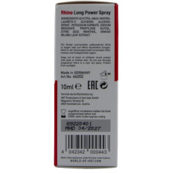 HOT - RHINO LONG POWER SPRAY 10 ML – Produktansicht 5