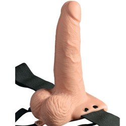 FETISH FANTASY SERIES - VERSTELLBARES GURT MIT FERNBEDIENUNG, REALISTISCHER PENIS MIT WIEDERAUFLADBAREN HODEN…