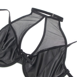 SUBBLIME - 957582 LEDER-BH UND ROCK-SET SCHWARZ S/M – Produktansicht 5