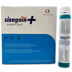 500 COSMETICS - SIZEGAIN PLUS INSTANT SHOT MALE ENERGIZER 5 UNITS – Produktansicht 2