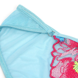 SUBBLIME - 957643 BH- UND STRUMPFGÜRTEL-SET MIT BLUMENSTICKEREI ROSA S/M – Produktansicht 7