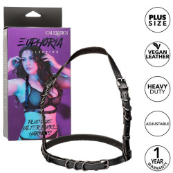 CALEXOTICS - EUPHORIA PLUS SIZE HALTER BUCKLE HARNESS SCHWARZ – Produktansicht 2