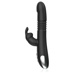 BLACK&SILVER - KENJI RABBIT-VIBRATOR UP & DOWN + WATCHME-FERNBEDIENUNG – Produktansicht 4