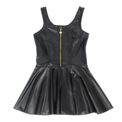 SUBBLIME - 957667 LEDERKLEID MIT HERZ-REISSVERSCHLUSS, SCHWARZ, S/M – Produktansicht 5