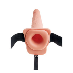FETISH FANTASY SERIES - SERIE - VERSTELLBARES GURT REALISTISCHER PENIS MIT SPRITZENDEN BLLEN 19 CM – Produktansicht 2