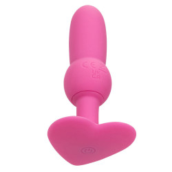 CALEXOTICS - FIRST TIME ANAL PLUG MIT PERLENSONDE 10 VIBRATIONEN ROSA – Produktansicht 3