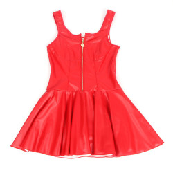 SUBBLIME - 957681 LEDERKLEID MIT HERZ-REISSVERSCHLUSS, ROT, S/M – Produktansicht 5
