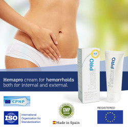 500 COSMETICS - HEMAPRO-CREME FÜR DIE BEHANDLUNG VON HEMORRHOIDEN – Produktansicht 2