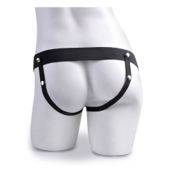 FETISH FANTASY SERIES - SERIE - VERSTELLBARES GURT REALISTISCHER PENIS MIT SPRITZENDEN BLLEN 19 CM – Produktansicht 4