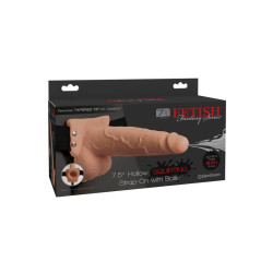 FETISH FANTASY SERIES - SERIE - VERSTELLBARES GURT REALISTISCHER PENIS MIT SPRITZENDEN BLLEN 19 CM – Produktansicht 5