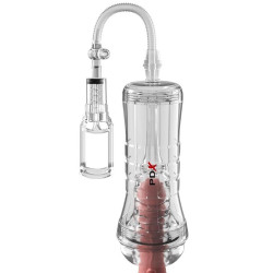 PDX ELITE - VIEWTUBE VAC XXL TRANSPARENTER STROKER MIT SAUGPUMPE 27,3 CM – Produktansicht 3