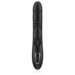 BLACK&SILVER - KENJI RABBIT-VIBRATOR UP & DOWN + WATCHME-FERNBEDIENUNG – Produktansicht 6