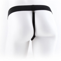 FETISH FANTASY SERIES - VERSTELLBARES GURT MIT FERNBEDIENUNG, REALISTISCHER PENIS MIT HODEN 23 CM – Produktansicht 4