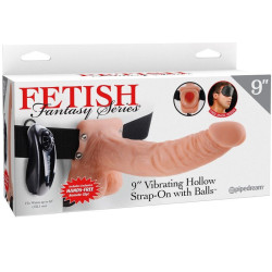 FETISH FANTASY SERIES - VERSTELLBARES GURT MIT FERNBEDIENUNG, REALISTISCHER PENIS MIT HODEN 23 CM – Produktansicht 5