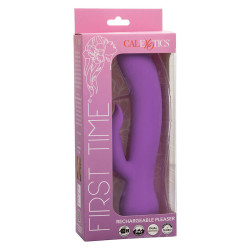 CALEXOTICS - FIRST TIME VIBRATOR PLEASER WIEDERAUFLADBAR LILA – Produktansicht 10