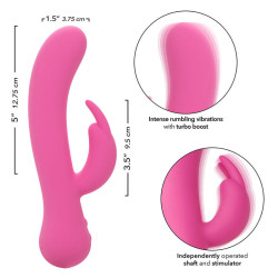 CALEXOTICS - FIRST TIME VIBRATOR RABBIT WIEDERAUFLADBAR ROSA – Produktansicht 7