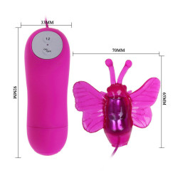 BAILE - CUTE SECRET BUTTERFLY STIMULATOR VIBRATOR 12V – Produktansicht 5