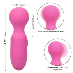 CALEXOTICS - FIRST TIME WIEDERAUFLADBARER MASSAGER 10 VIBRATIONEN ROSA – Produktansicht 8