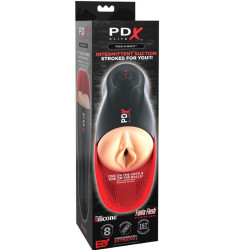 PDX ELITE - STROKER FUCK-O-MATIC VAGINA DOPPELVIBRATION, PENIS & HODEN – Produktansicht 3