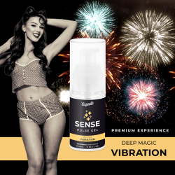 COQUETTE CHIC DESIRE - PULSE ERDBEER VIBRATIONSGEL PREMIUM FLÜSSIGKEIT 15ML – Produktansicht 3