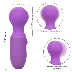 CALEXOTICS - FIRST TIME WIEDERAUFLADBARES MASSAGERÄT 10 VIBRATIONEN LILA – Produktansicht 8
