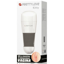 PRETTY LOVE - KITTY WHITE VAGINA MASTURBATOR 2 – Produktansicht 6