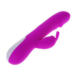 PRETTY LOVE - FLIRTATION ROBERT VIBRATOR MIT KLITORIS-STIMULATOR – Produktansicht 2