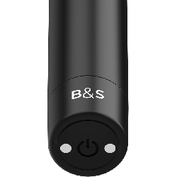 BLACK&SILVER - KERNEX 2 SCHWARZ VIBRIERENDE MAGNETKUGEL – Produktansicht 3