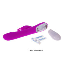 PRETTY LOVE - FLIRTATION ROBERT VIBRATOR MIT KLITORIS-STIMULATOR – Produktansicht 5