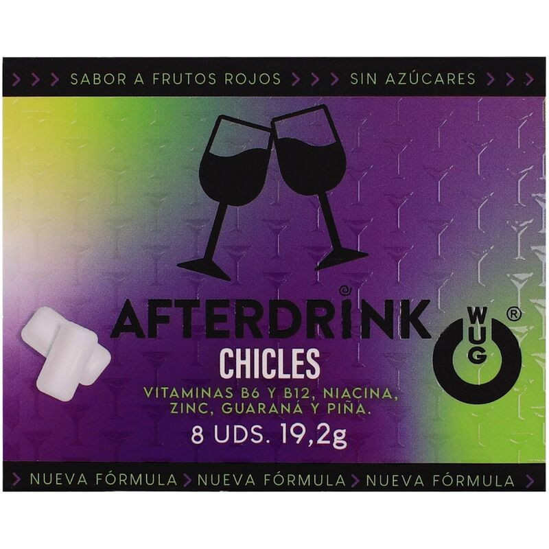 WUG After Drink – Der funktionelle Kaugummi, der Ihnen hilft, nach einer durchzechten Nacht neue Energie zu…