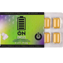 WUG on – Sofortige Energie im Kaugummiformat, Blisterpackung mit 8 Stück – Produktansicht 2
