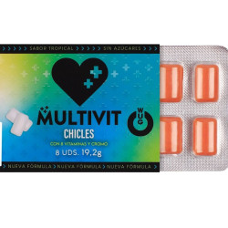 WUG Multivit – Der funktionelle Kaugummi, der Ihre Abwehrkräfte täglich stärkt. Blisterpackung mit 8 Stück – Produktansicht 2