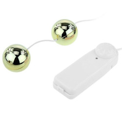 BAILE - GOLDENER VIBRATOR MIT CHINESISCHEN BLLEN – Produktansicht 2