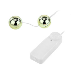 BAILE - GOLDENER VIBRATOR MIT CHINESISCHEN BLLEN – Produktansicht 3