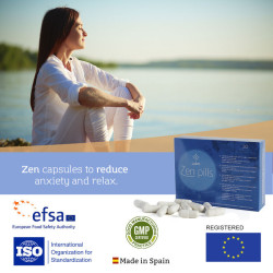 500 COSMETICS - ZEN PILLEN KAPSELN, UM DIE ANGST ZU VERRINGERN – Produktansicht 2