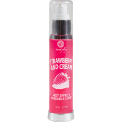 SECRETPLAY - SCHMIERMITTEL 2-1 WÄRMEEFFEKT ERDBEERE & CREME 50 ML – Produktansicht 2